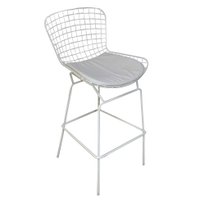 Banqueta Figueres Bertoia Branca
