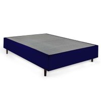 Base para Cama Box King Guldi (38x193x203) Azul e Cinza