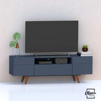 Rack Retrô Paris 162 cm Azul