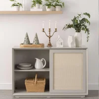 Buffet Corumbá com Tela 1 PT 1 GV Off White