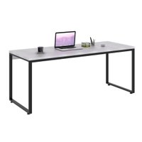 Mesa de Escritório Kuandra Branca e Preta Compace