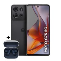Smartphone Motorola Moto G75 5G 256GB - Preto, 16GB Ram Boost, Câmera 50MP,Tela 6,8" Edição Especial com Fone Moto Buds