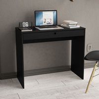 Mesa Escrivaninha Facility 1 Gaveta Preto - Politorno