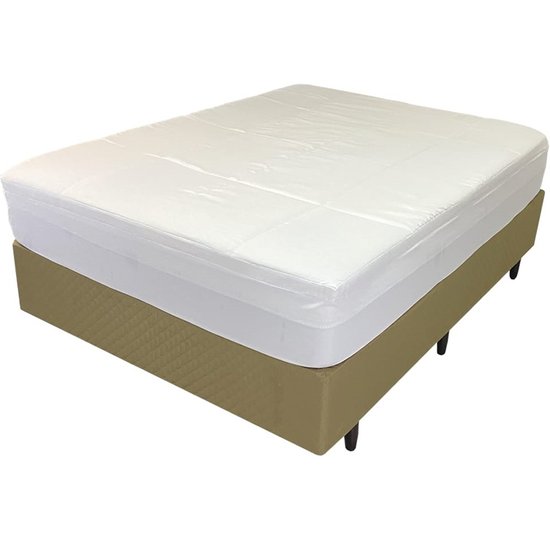 Pillow Top Casal Espuma Soft 5cm Capa Removível 138x188cm Branco