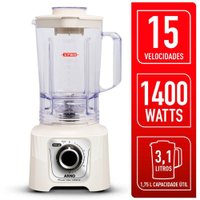 Liquidificador Arno Power Max LN64 1400W Jarra 3,1L Marfim