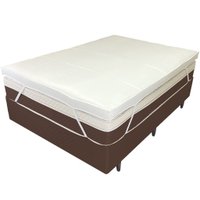 Pillow Top King 200 Fios Premium 10cm 1200g/m² 195x203cm Branco