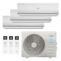Ar Condicionado Tri-Split Inverter Elgin 27.000 Btus Quente e Frio 220v(3X Evap HW 12.000) Plus R-32 Wi-Fi