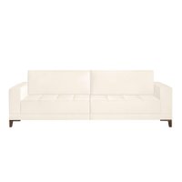 Sofá 5 Lugares London Linho Off White 280 cm