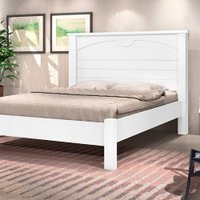 Cama de Casal Lion Branco - J&a Móveis