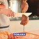 2 Espetos Simples para Churrasco Lâmina de Aço Inox 85cm Cab