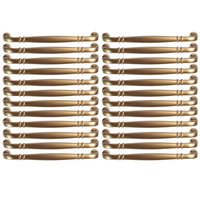 Kit 24 Puxadores para Móveis Alça Dourado 1767 Grenade Torralba Armários Gavetas