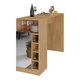 Bancada Balcão/Mesa de Cozinha com Adega 1 Porta e Espelho Multimóveis MP2248