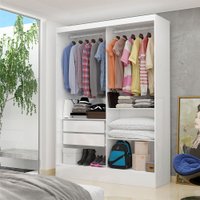 Closet Casal Dubai 2 Gavetas Carioca Móveis