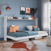 Cama Solteiro Hanover Articulável Horizontal Branco - Art In Móveis