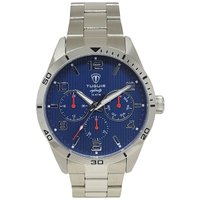 Relógio MultiFunção Masculino Tuguir Analógico Infinity TGI37056 - Prata e Azul