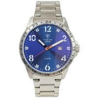 Relógio Masculino Tuguir Analógico Infinity TGI37101 - Prata e Azul