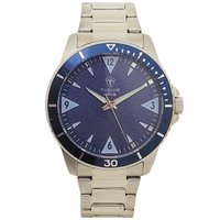 Relógio Masculino Tuguir Analógico Infinity TGI37072 - Prata e Azul