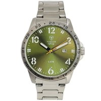 Relógio Masculino Tuguir Analógico Infinity TGI37100 - Prata e Verde