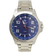 Relógio Masculino Tuguir Analógico Infinity TGI37108 - Prata e Azul
