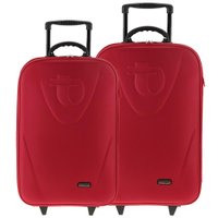 Conjunto de Malas Tonin Linha Retrô (M + G) Vermelho