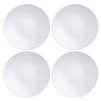 Kit 4 Pratos de Sobremesa Porcelana Branco 21cm Tramontina Sophia Redondo Mesa Posta