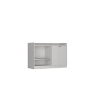 Balcão para Forno e Microondas 2 Portas Nova Mobile Branco