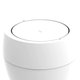 Lixeira Basculante 9L Branca e Porta Sabonete Barra Stone Lunar Crippa