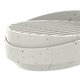 Lixeira Basculante 9L Branca e Porta Sabonete Barra Stone Lunar Crippa