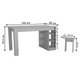 Conjunto Mesa Com Nichos e 4 Bancos Nova Mobile Montana