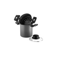 Cuscuzeira com tampa Brinox Especiarias 800ml Grafite Pro-Flon