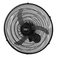 Ventilador de Parede Oscilante 60 cm Grade Plástica Preta Tron Bivolt Bivolt