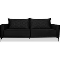 Sofa Living 3 Lugares Nori 220cm Veludo Deluxe 2237 Ezz