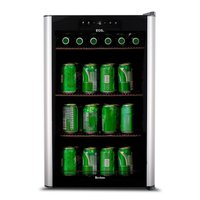 Cervejeira EOS Bierhaus 76 Litros Frost Free com Compressor e Porta de Vidro com Inox ECE80 220V