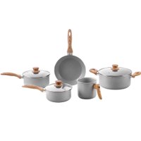 Jogo de Panelas Brinox Ceramic Life 5 Pçs Easy Gris - 4789126