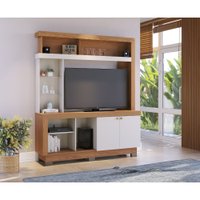 Estante Valença para TV Até 50 Polegadas 2 Portas Colibri Freijo/Off White