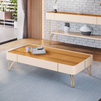 Mesa De Centro Off White Cinamomo HB Cadenza
