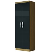 Armário Multiuso Organizador Lavanderia 2 Portas 3 Prateleiras 1,70m New Aramóveis
