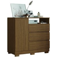 Cômoda Com Sapateira Organizadora 3 Gavetas 1 Porta Lion Aramóveis