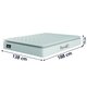 Cama Box Baú Casal Colchão Espuma D33 Pillow Top New Millenium 138x188x60cm Branco Hellen