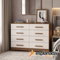 Cômoda 8 Gavetas Évora Aramóveis Atacam/Off