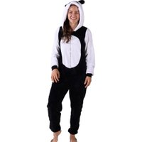 Pijama Macacão Plush Adulto Quentinho e Divertido Due Panda - G