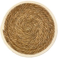 Lugar Americano Rústico Colors Fibra Natural 38cm Branco