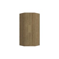 Guarda-Roupa de Canto 2 Portas Kappesberg Adapt Nogueira
