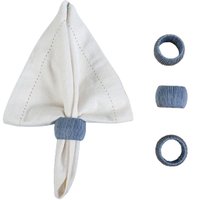 Kit 4 Porta Guardanapos Requinte Safira
