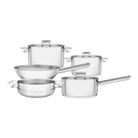 Jogo de Panelas Fundo Triplo Tramontina Brava 65400010 Inox INOX 65400010