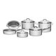 Jogo de Panelas Fundo Triplo Tramontina Solar 65500040 Inox INOX 65500040