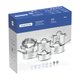 Jogo de Panelas Fundo Triplo Tramontina Solar 65500040 Inox INOX 65500040