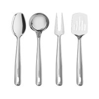 Jogo de Utensílios 4 Peças Tramontina Extrata 66815710 Inox INOX 66815710