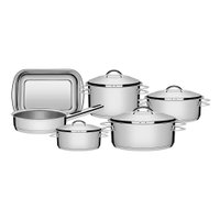 Jogo de Panelas Fundo Triplo Tramontina Solar 65500000 Inox INOX 65500000