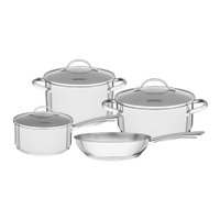 Jogo de Panelas Fundo Triplo Tramontina Una 65280310 Inox INOX 65280310